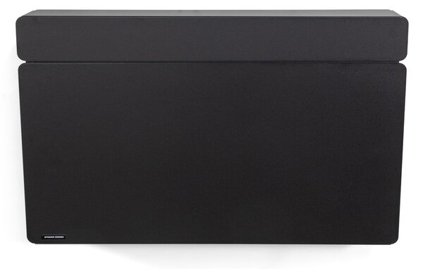 Czarna metalowa uchylna/wisząca szafka na buty 78x48x13 cm Luigi – Spinder Design