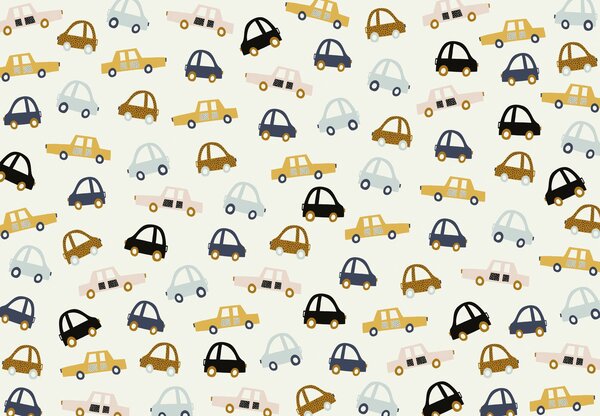Fototapeta – Kolorowe samochody (196x136 cm)