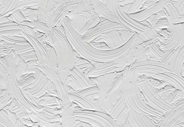 Fototapeta – Białe pociągnięcia pędzlem (196x136 cm)