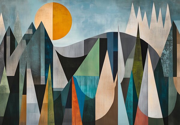 Fototapeta - Naturalna geometria abstrakcji III. (196x136 cm)