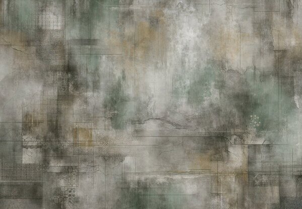 Fototapeta - Szara ściana (196x136 cm)