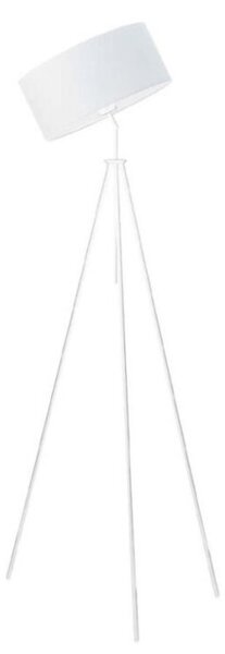 Lampa stojąca podłogowa przegubowa regulowana trójnóg z abażurem walec DECO