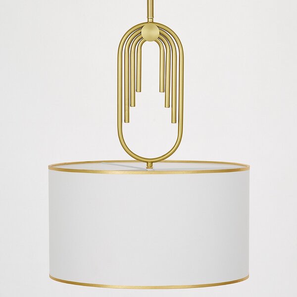 GLAMOUR LAMPA WISZĄCA BIAŁA ZANETTI TRIO