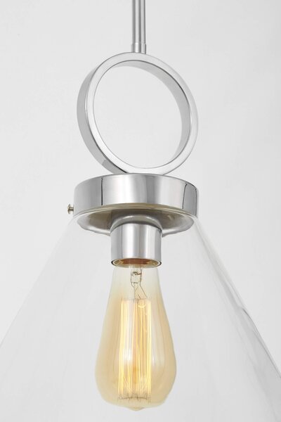 LAMPA WISZĄCA CHROMOWANA NOWOCZESNA FERMINI