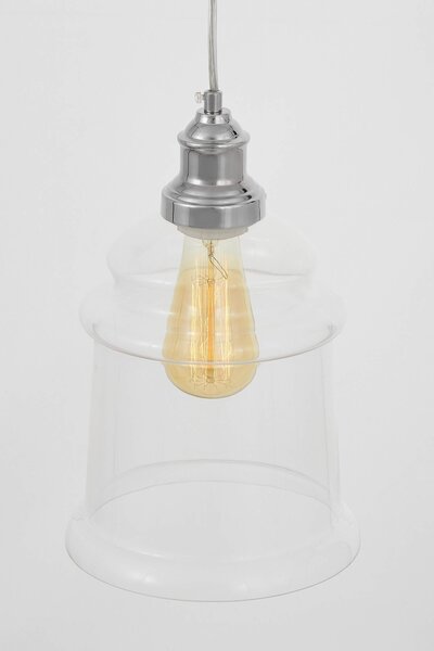 LAMPA WISZĄCA CHROMOWANA NOWOCZESNA MOLETTI D20