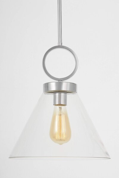 LAMPA WISZĄCA CHROMOWANA NOWOCZESNA FERMINI
