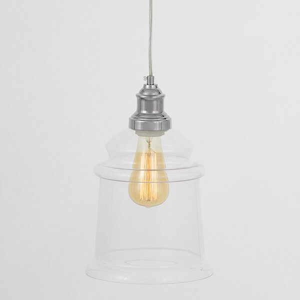 LAMPA WISZĄCA CHROMOWANA NOWOCZESNA MOLETTI D20