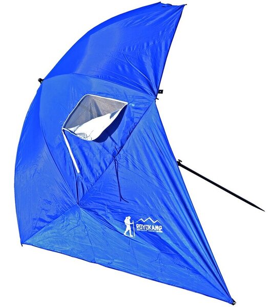 Parasol plażowy ROYOKAMP XXL 240 cm Niebieski