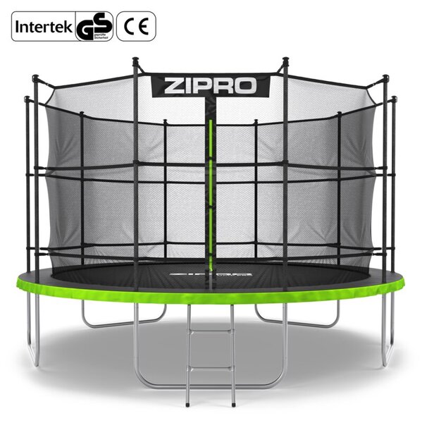 Trampolina dla dzieci ogrodowa z siatką wewnętrzną 12FT 374cm Zipro Jump Pro