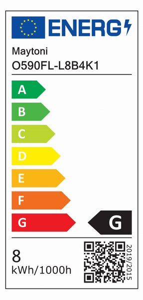 KOLN słupek ogrodowy 65cmczarny LED 8W 4000K IP54