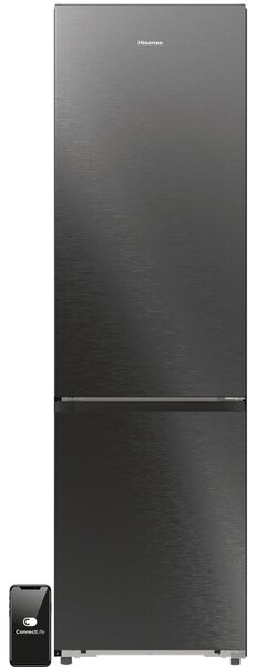 Lodówka HISENSE RB5P410SBFC 413l ExtraSpace 34dB No frost 203cm do obudowy WiFi Connectlife Smartfresh Metal Cooling