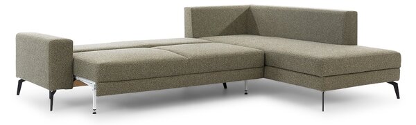 Narożnik prawostronny z funkcją spania Elentio L - UNI 8004 + Tauro 8202 - Limitowana oferta