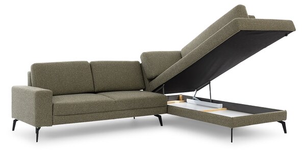 Narożnik prawostronny z funkcją spania Elentio L - UNI 8004 + Tauro 8202 - Limitowana oferta