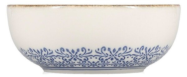Biała/niebieska porcelanowa miska na zupę 710 ml Azul – BonBistro