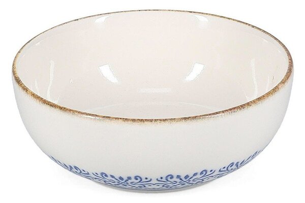 Biała/niebieska porcelanowa miska na zupę 710 ml Azul – BonBistro
