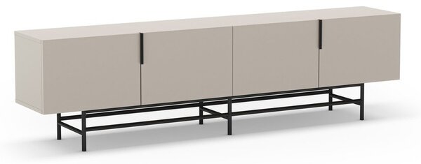 Kremowa szafka pod TV 200x54,5 cm Eldia – Marckeric