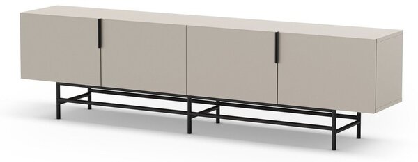 Kremowa szafka pod TV 200x54,5 cm Eldia – Marckeric