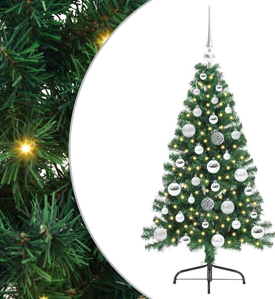 Sztuczna choinka z oświetleniem na Boże Narodzenie 120 cm PVC