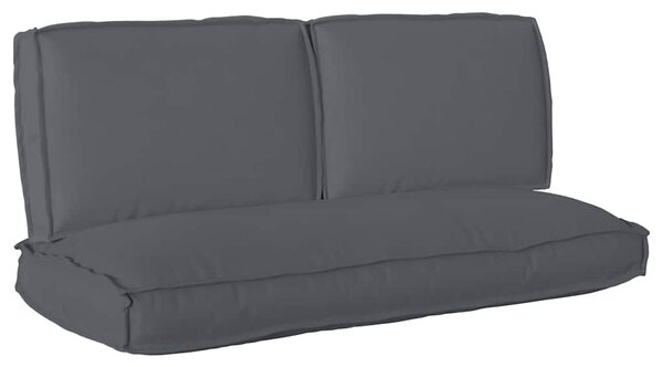 Zestaw poduszek 3 pcs Antracyt Materiał Oxford