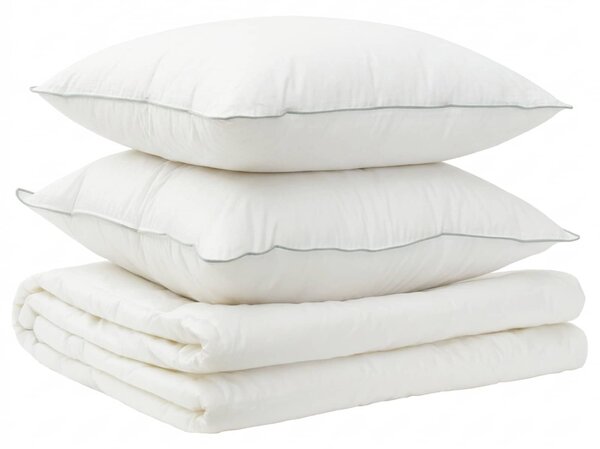 Zestaw kołdry i poduszek 3 pcs 200x200 cm Lato 200 GSM Wełna