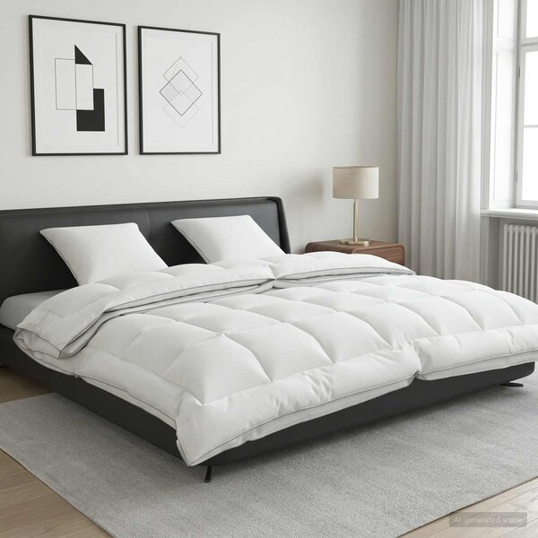 Zestaw kołdry i poduszek 3 pcs 200x200 cm 4 pory roku Wełna
