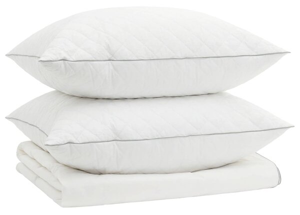 Zestaw kołdry 90% z gęsiego puchu FULDA 3 pcs 140 x 220 cm Lato