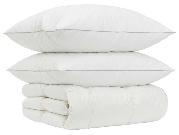 Zestaw kołdry 90% z gęsiego puchu FULDA 3 pcs 140 x 220 cm