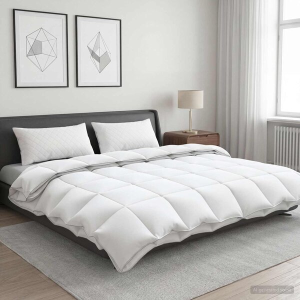 Kołdra FULDA 200 x 200 cm 4 pory roku 310 GSM 90% puch gęsi
