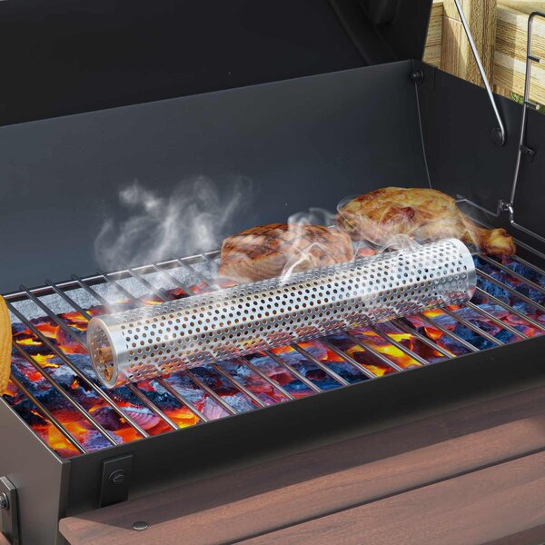Grill na świeżym powietrzu 103 x 60 x 113 cm Stal Czarny