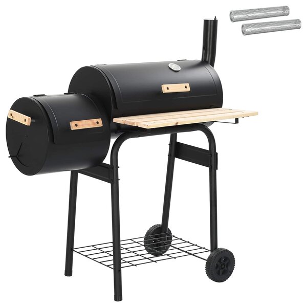 Grill na świeżym powietrzu 103 x 60 x 113 cm Stal Czarny