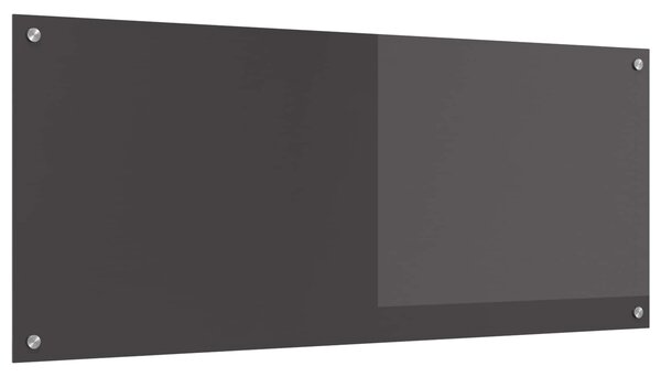 Panel kuchenny Ciemnoszary 120 x 50 cm szkło hartowane