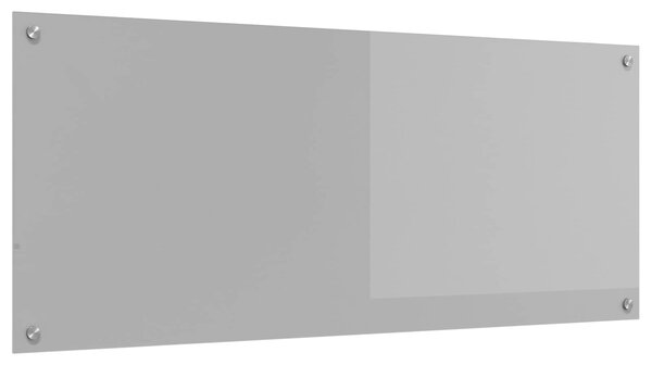 Panel kuchenny Jasnoszary 120 x 50 cm szkło hartowane