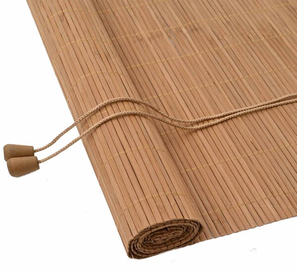 Roleta brązowy 150 x 220 cm Bambus