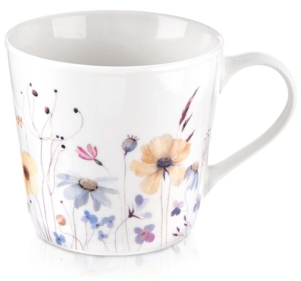 Kubek porcelanowy kwiaty 430 ml