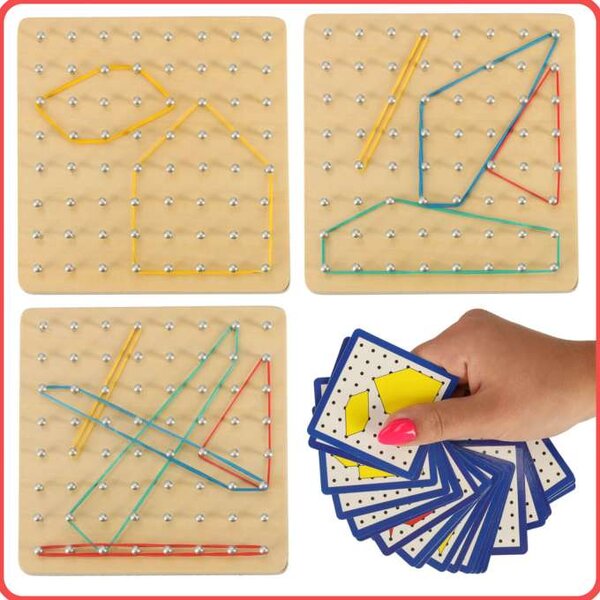 ČistéDřevo Tablica drewniana Geoboard