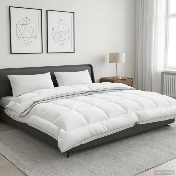 Kołdra 200x220 cm 4 pory roku 200+300 GSM Wełna australijska