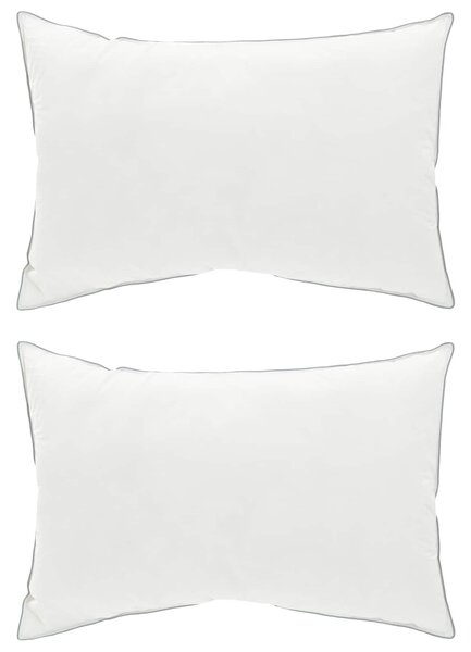 Poduszka 2 pcs 60 x 70 cm Wełna australijska Biały