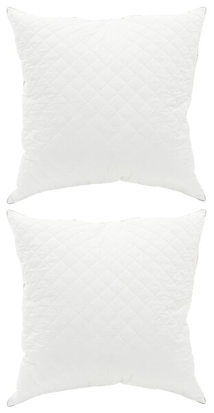 Poduszka FULDA 2 pcs 65 x 65 cm 100% puch i pierze gęsie Biały