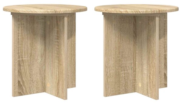 Stojak na rośliny 2 pcs dąb Sonoma 40 x 40 x 40 cm