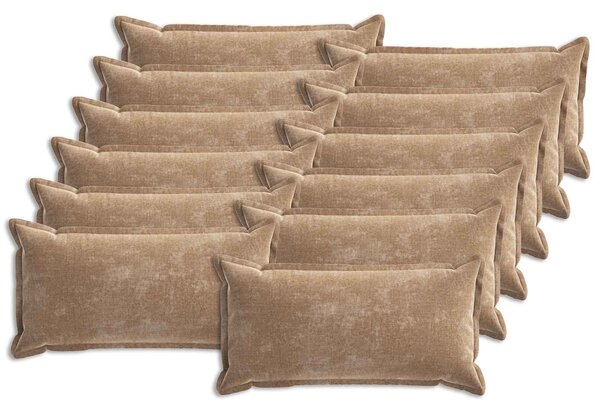Poszewka na poduszkę 12 pcs HOUTEN brązowy 40 x 80 cm
