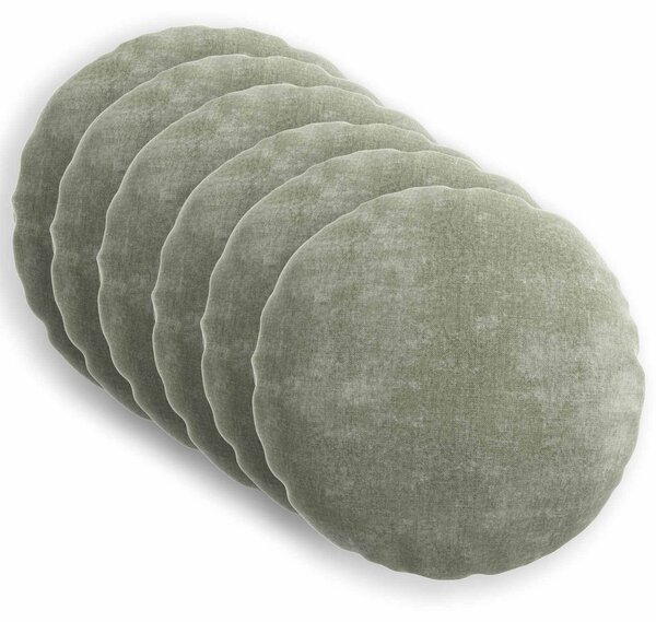 Poszewka na poduszkę 6 pcs HEERLEN zielony Ø 60 cm