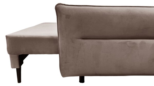 Sofa 3-osobowa COSIVO kanapa z funkcją spania brązowa