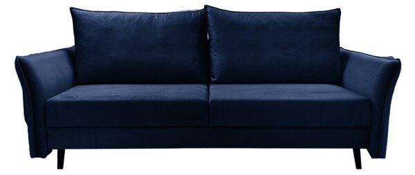 Sofa 3-osobowa COSIVO kanapa z funkcją spania granatowa