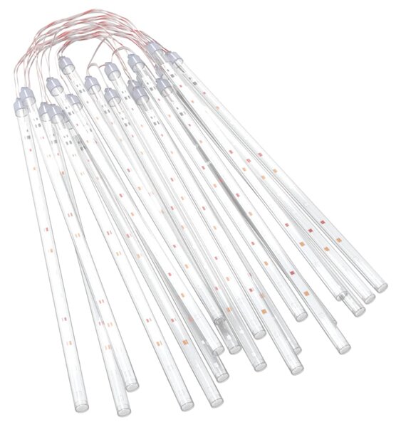 Lampki meteory, 20 szt., 30 cm, 480 kolorowych LED, wewn./zewn