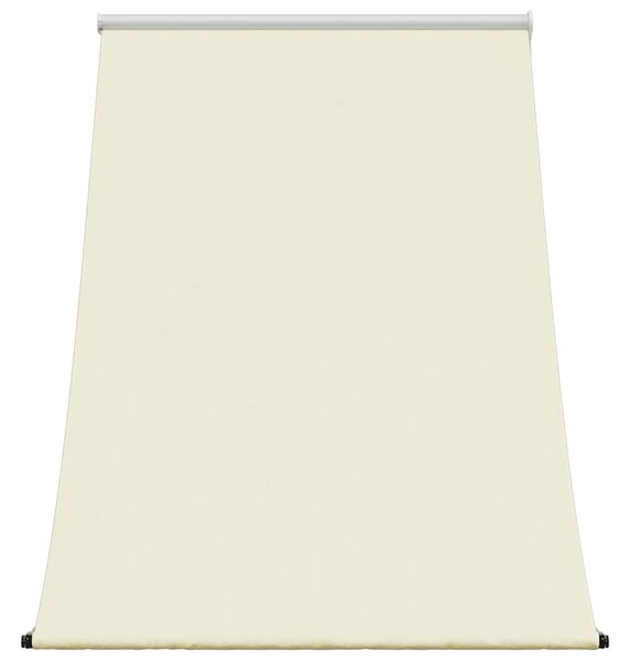 Markiza zwijana, kremowa, 150x150 cm, tkanina i stal