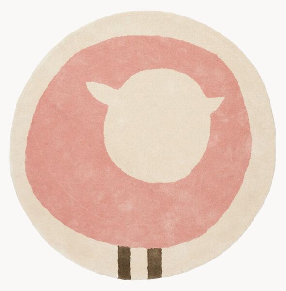 Ręcznie tuftowany dywan dziecięcy Sheep Pink