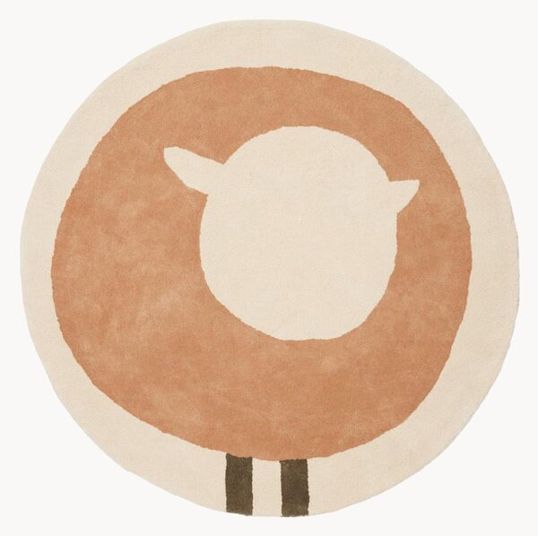 Ręcznie tuftowany dywan dziecięcy Sheep Mocha