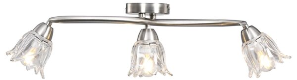 Lampa sufitowa ze szklanymi kloszami na 3 żarówki E14, tulipany