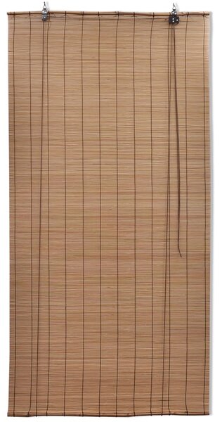 Rolety bambusowe, 150 x 220 cm, brązowe
