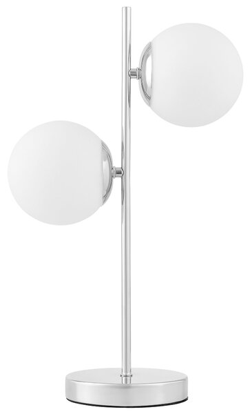 NOWOCZESNA LAMPA BIURKOWA CHROMOWANA TESO W2
